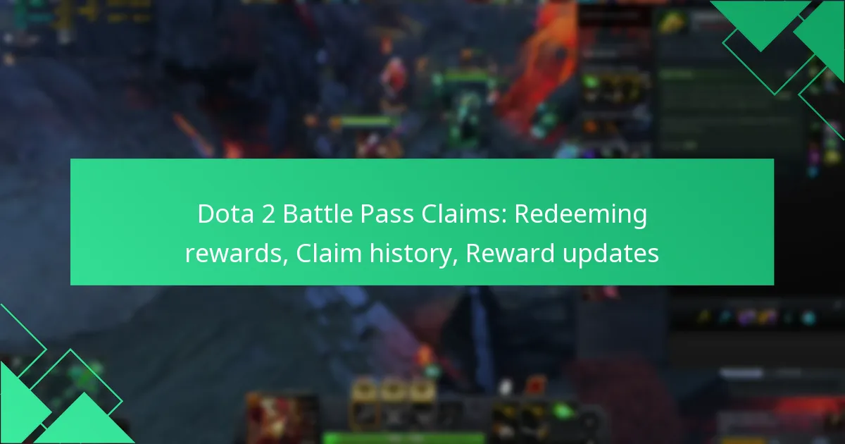 Dota 2 Battle Pass Claims: Redeeming rewards, Claim history, Reward updates