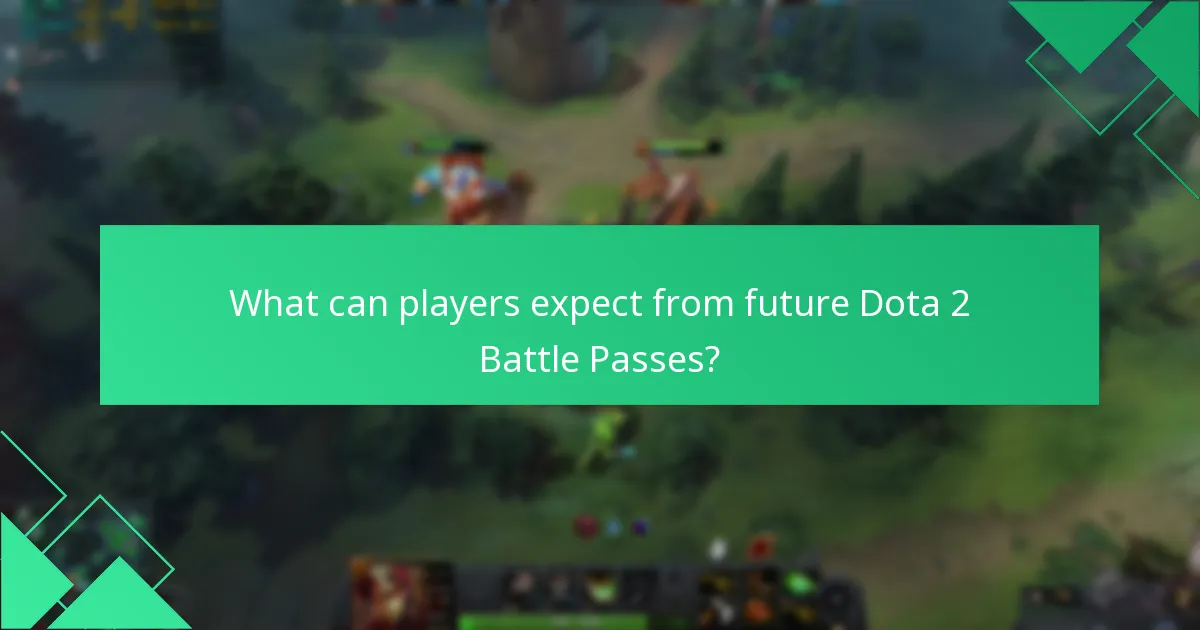 What can players expect from future Dota 2 Battle Passes?