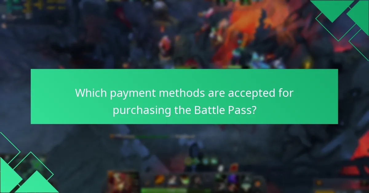 Which payment methods are accepted for purchasing the Battle Pass?